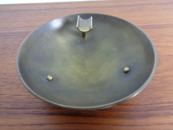 mid century brass ashtray 1960s 13