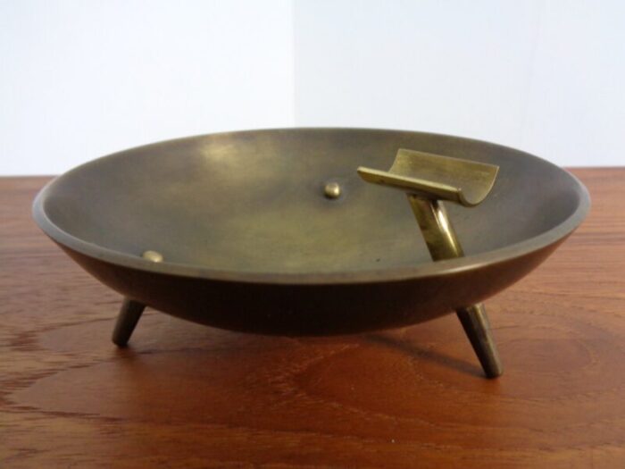 mid century brass ashtray 1960s 2