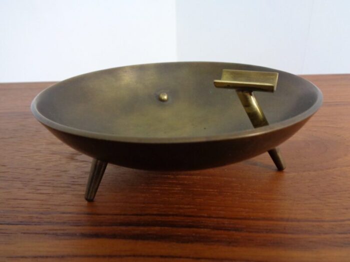 mid century brass ashtray 1960s 3