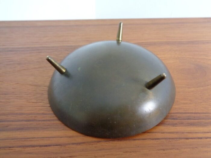 mid century brass ashtray 1960s 8