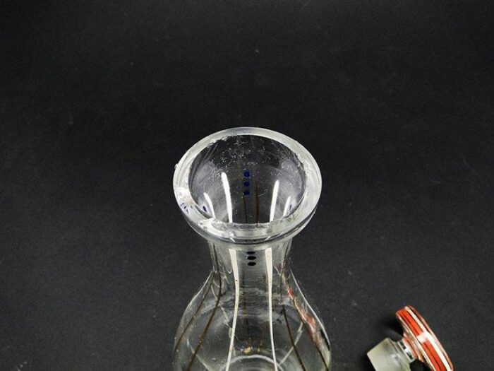 mid century carafe from hortension glassworks poland 1960s 7