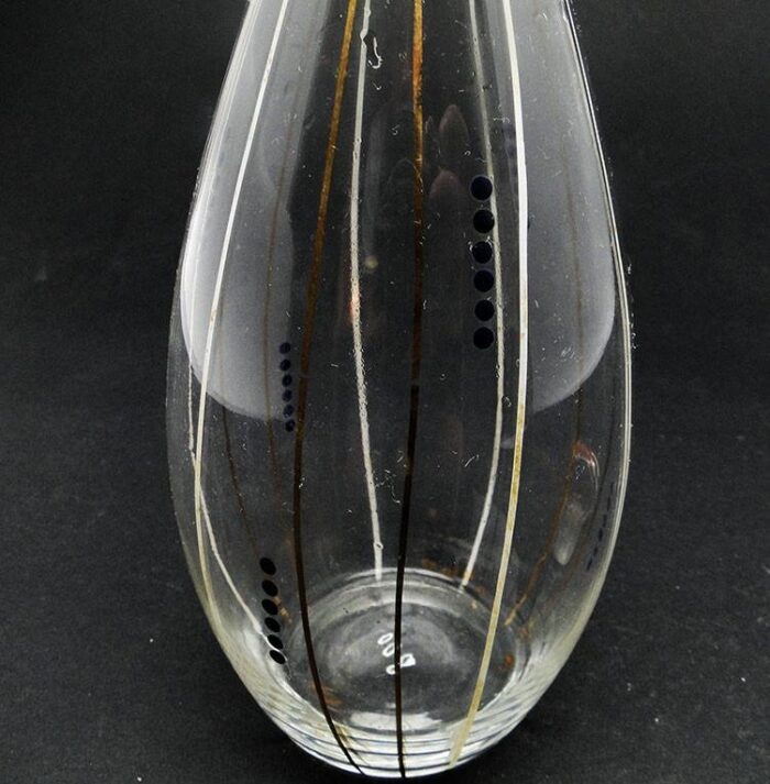 mid century carafe from hortension glassworks poland 1960s 9