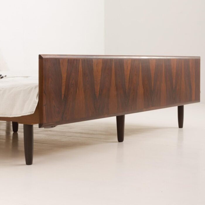 mid century danish rosewood bed 1960s 1748