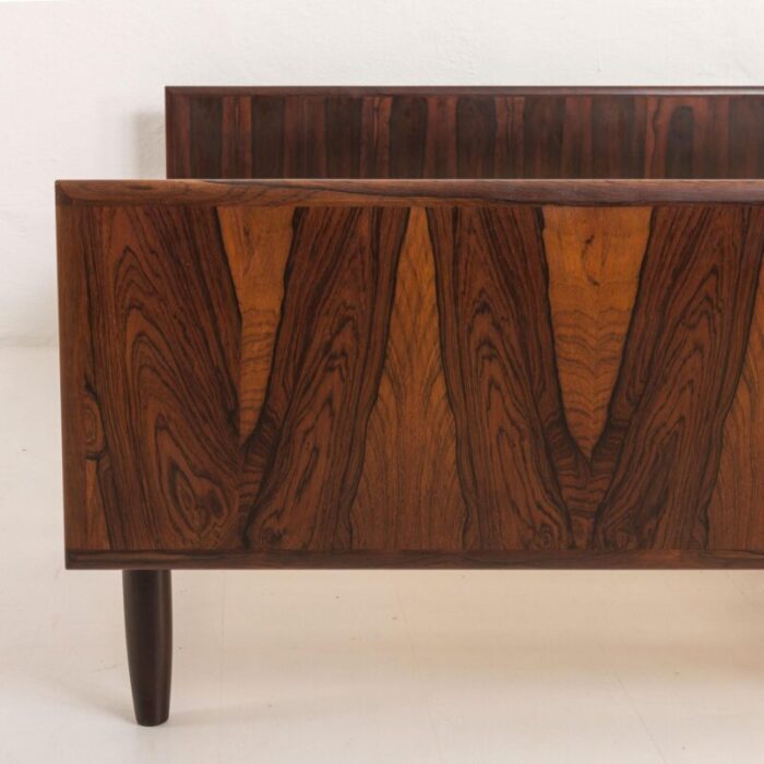 mid century danish rosewood bed 1960s 5402