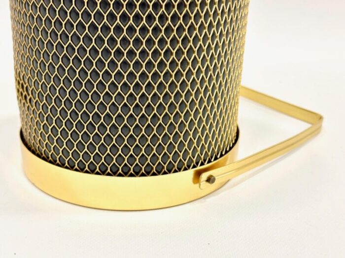 mid century german induga ice bucket in brass 1960s 8005