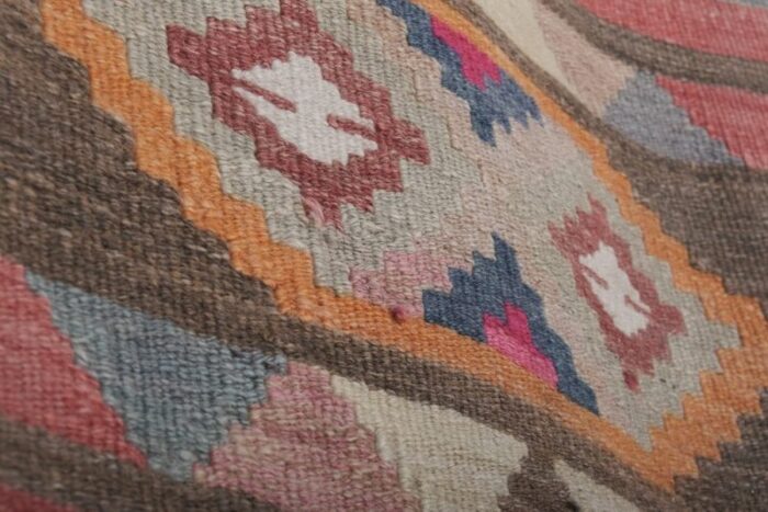 mid century handmade turkish kilim runner 7