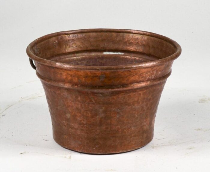 mid century heavy copper pottola pan 4