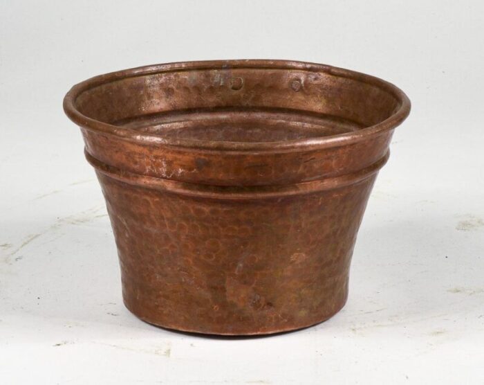 mid century heavy copper pottola pan 5