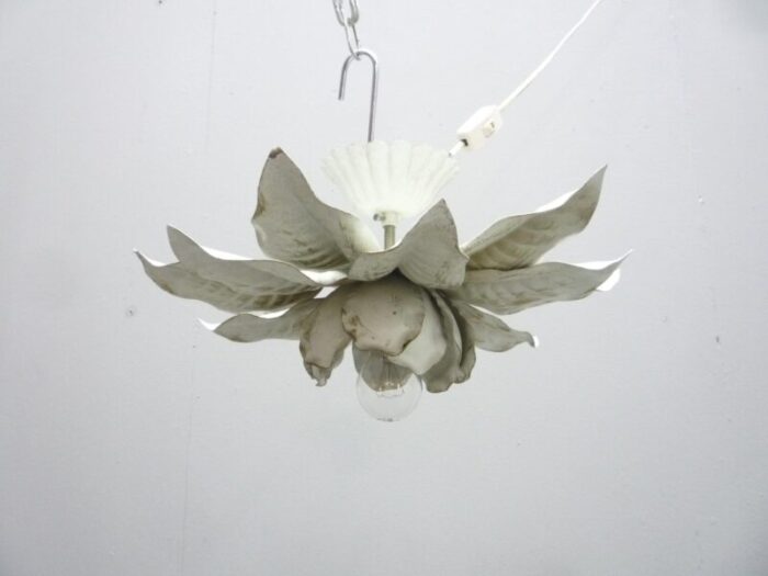 mid century metal flower ceiling lamp 1960s 2803