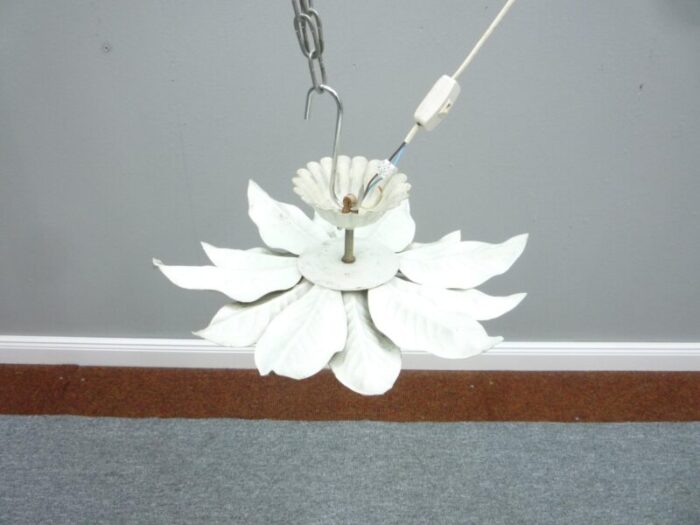 mid century metal flower ceiling lamp 1960s 4290