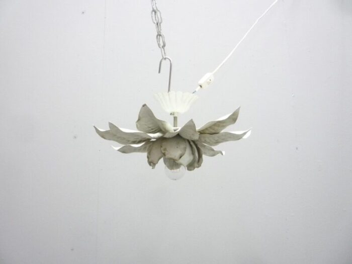 mid century metal flower ceiling lamp 1960s 4433