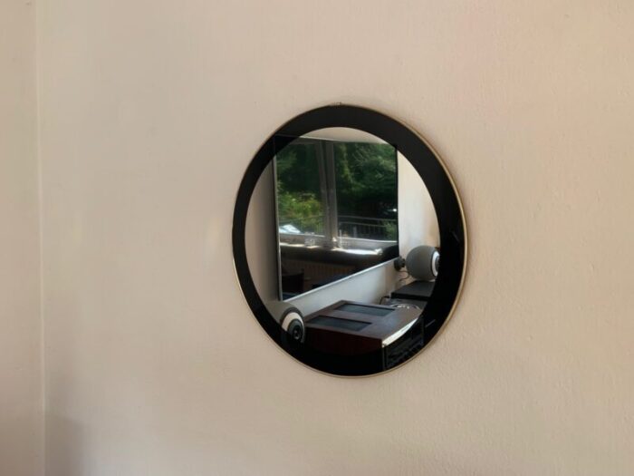 mid century mirror with metal frame 1960s 4