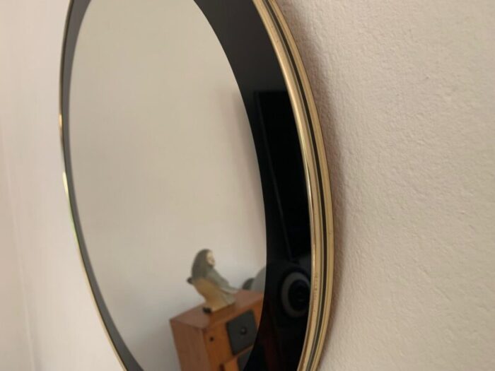 mid century mirror with metal frame 1960s 5