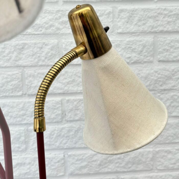 mid century scandinavian floor lamp model 145 from eskilstuna elektrofabrik sweden 1950s 5464