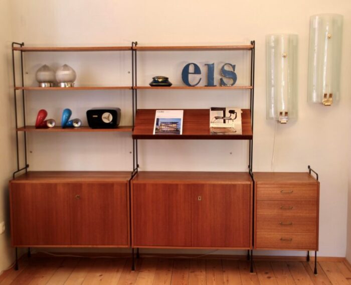 mid century shelf by ernst dieter hilker for omnia 1960s 0889