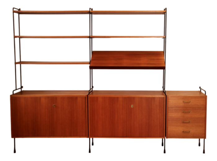 mid century shelf by ernst dieter hilker for omnia 1960s 2625