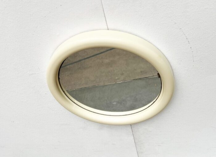 mid century space age round mirror 1960s 3604