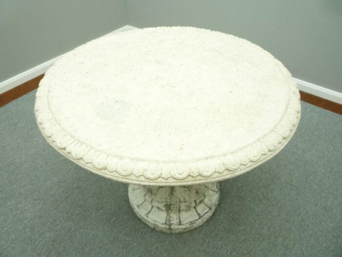 mid century stone garden table 1960s 2917