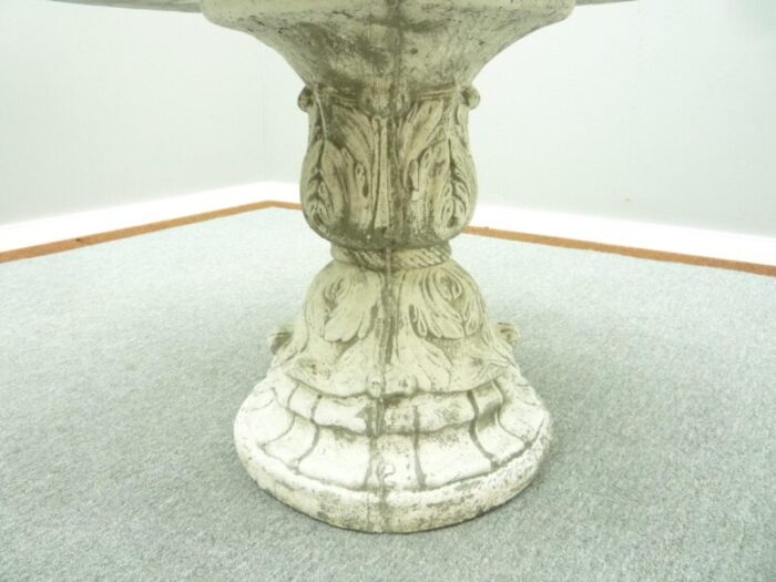 mid century stone garden table 1960s 8949