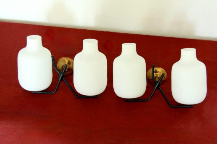 mid century wall lamps from delia and dalia italy 1950s set of 2 1037