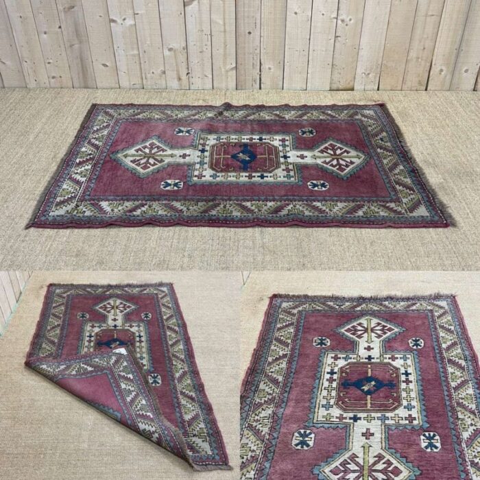 middle eastern handmade wool rug 2