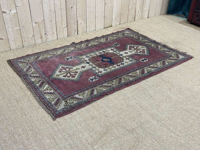 middle eastern handmade wool rug 4