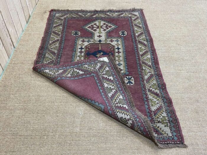 middle eastern handmade wool rug 6