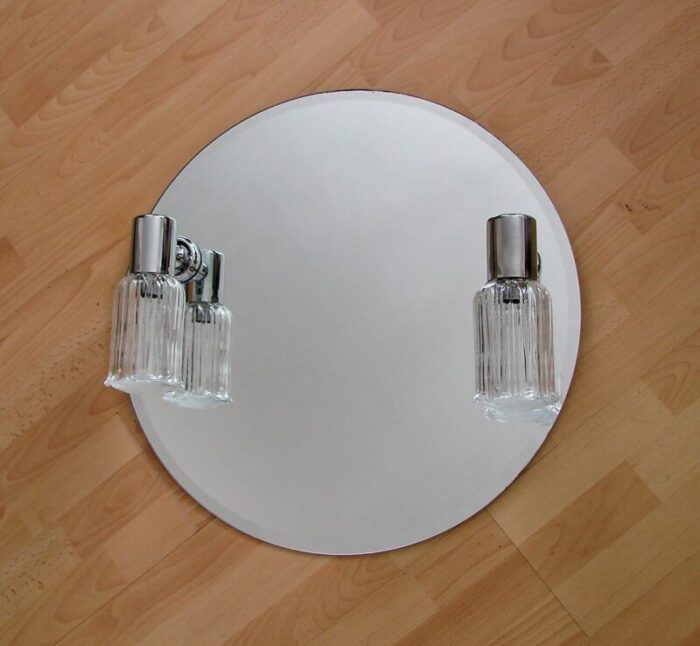 mirror with sconces 1980s 3