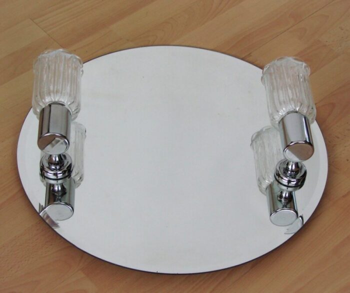 mirror with sconces 1980s 4