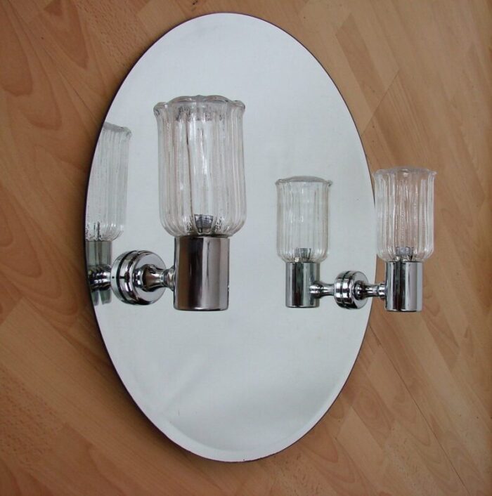 mirror with sconces 1980s 6