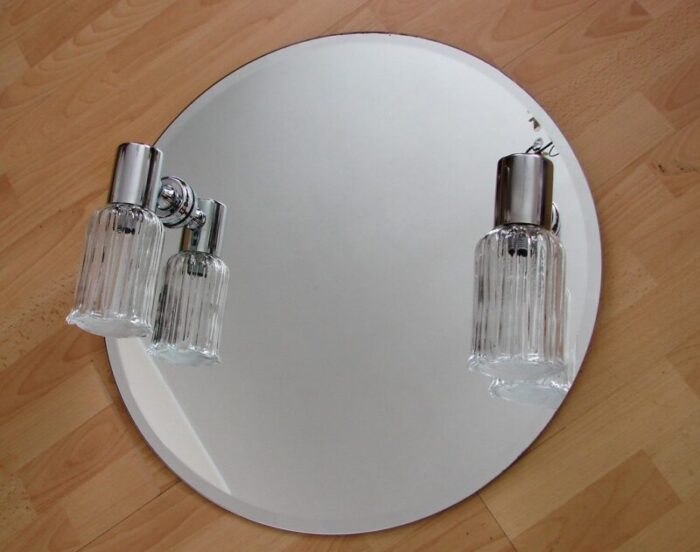 mirror with sconces 1980s 7