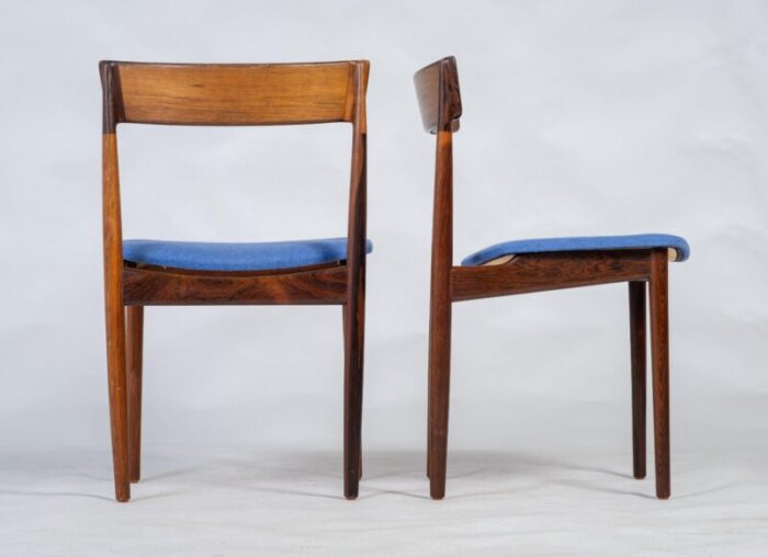 model 39 rosewood dining chairs by henry rosengren hansen for brande mbelindustri 1960s set of 6 6614