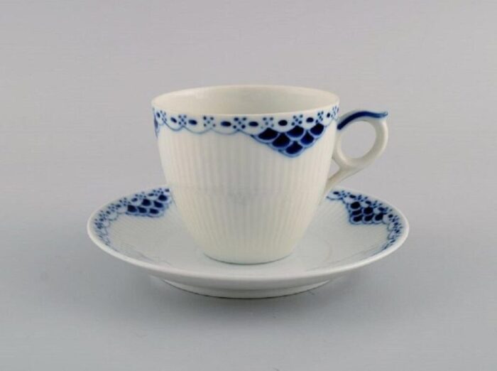 model 756 coffee cups with saucers and creamer from royal copenhagen set of 11 2