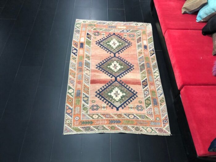 modern design faded wool nomadic carpet 1