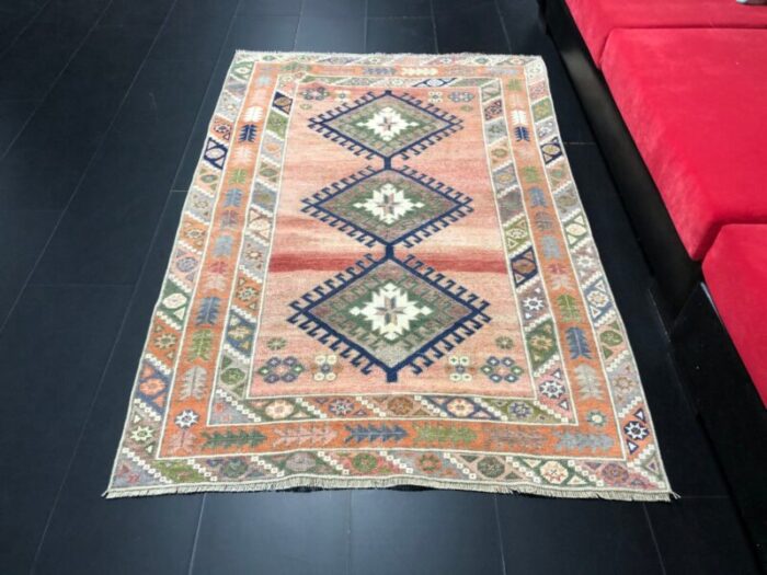 modern design faded wool nomadic carpet 2