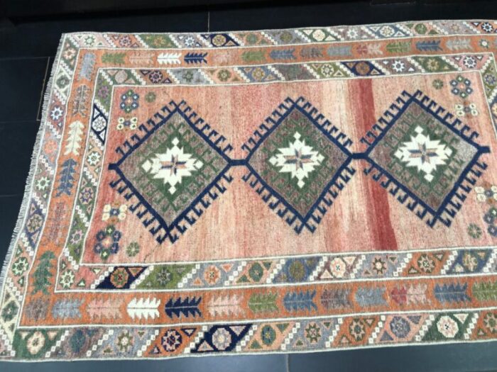 modern design faded wool nomadic carpet 7