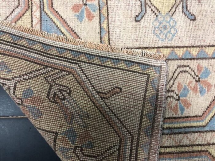 modern pastel oushak woven area rug turkey 10