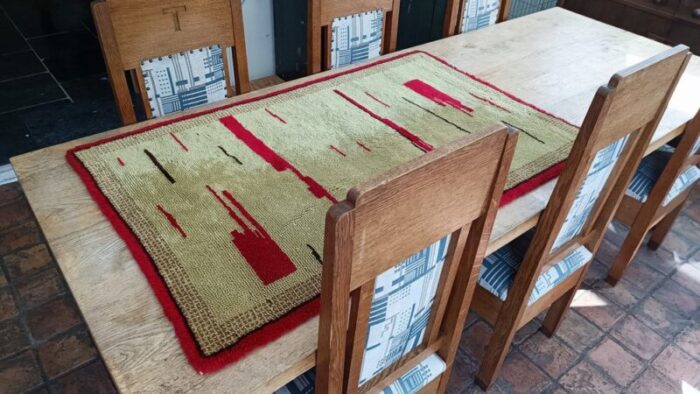 modernist wall or table rug 1920s 2