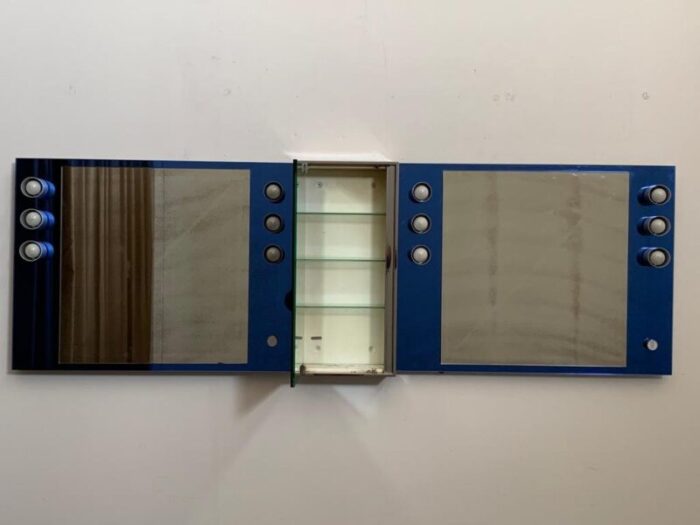 modular mirror and cabinet from veca 1970s set of 3 7