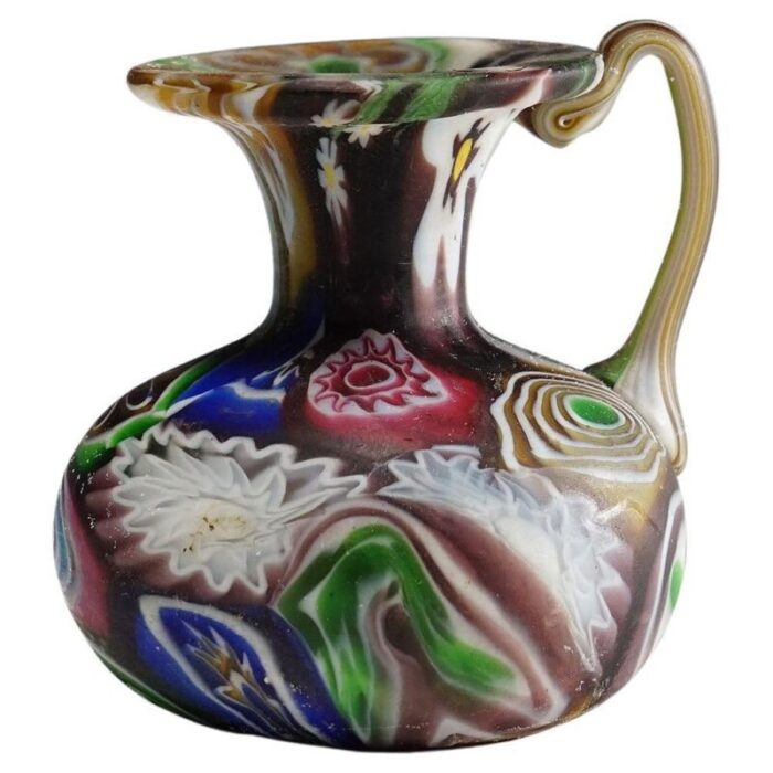 murrines pitcher from toso millefiori murano 1890s 1