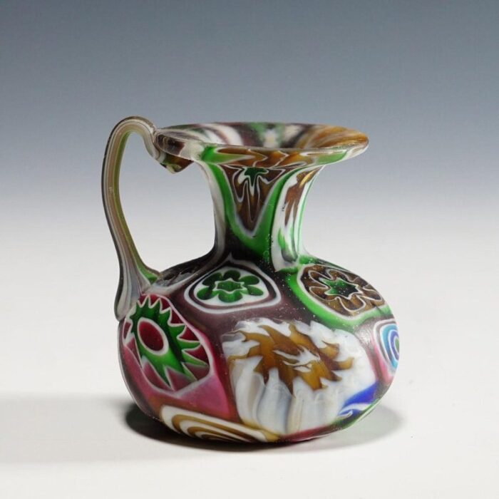 murrines pitcher from toso millefiori murano 1890s 3