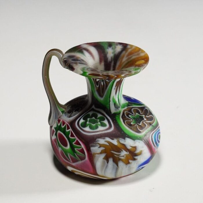 murrines pitcher from toso millefiori murano 1890s 4