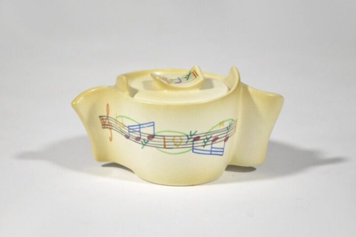 music coffee service by mario sturani for lenci turin 1940s set of 7 4