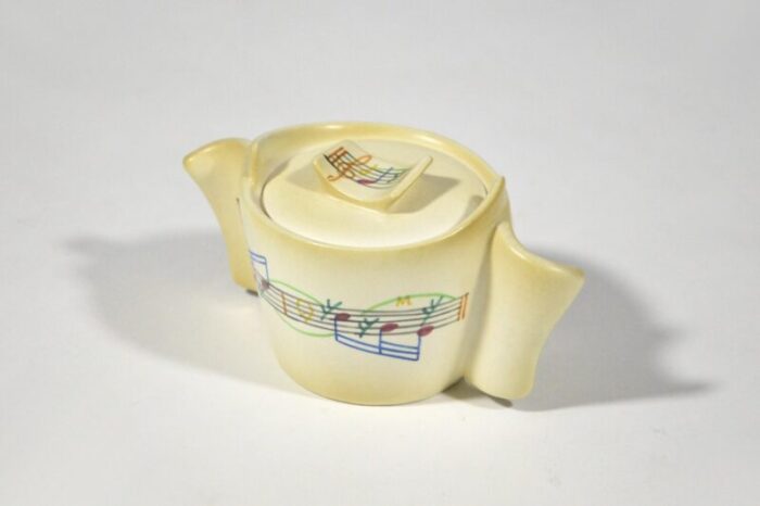 music coffee service by mario sturani for lenci turin 1940s set of 7 8