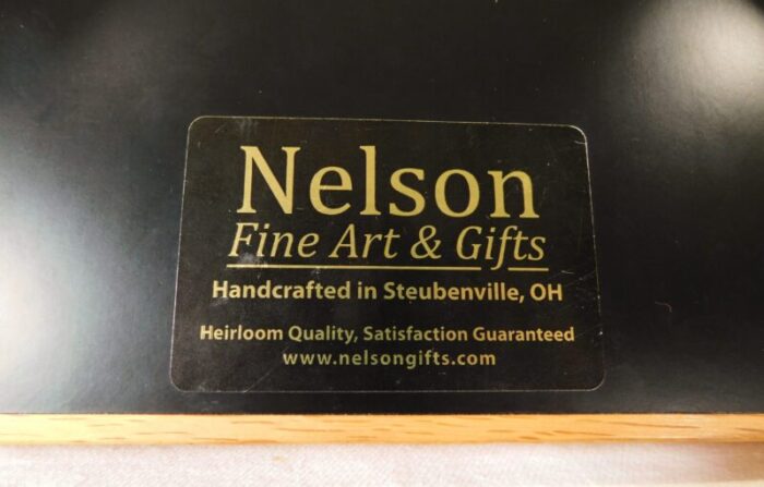 nelson fine art and gifts ornate handcrafted wooden book holder stand 1491