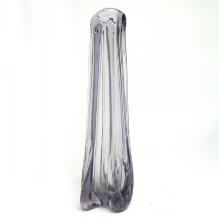 new look glut vase by jan sylwester drost for zabkowice glassworks 1970s 1