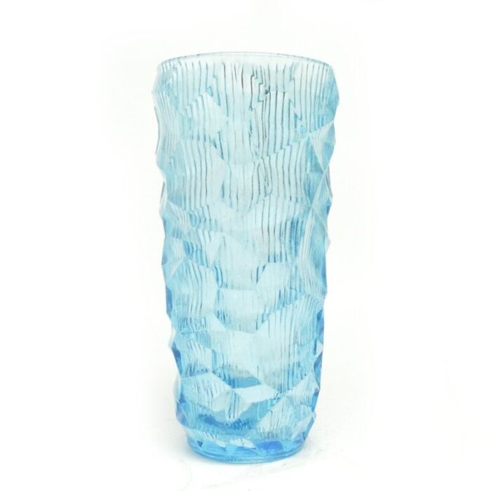 new look oculus vase by jan sylwester drost for zabkowice glassworks 1970s 1 3