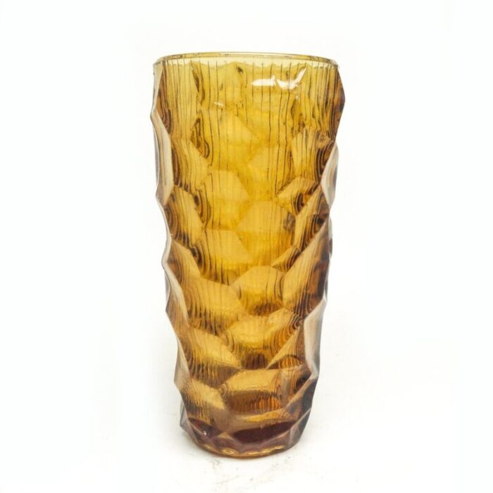 new look oculus vase by jan sylwester drost for zabkowice glassworks 1970s 5 1