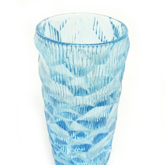 new look oculus vase by jan sylwester drost for zabkowice glassworks 1970s 6 3