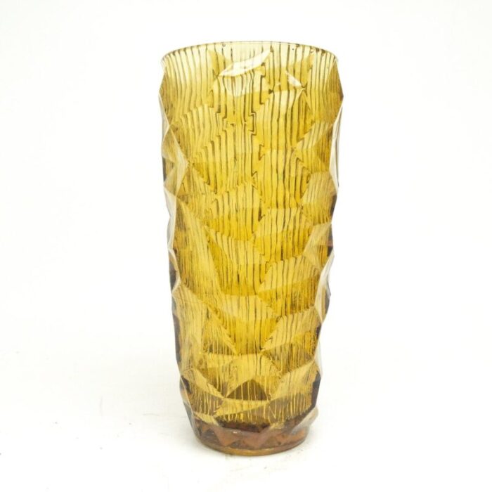 new look oculus vase by jan sylwester drost for zabkowice glassworks 1970s 6 4